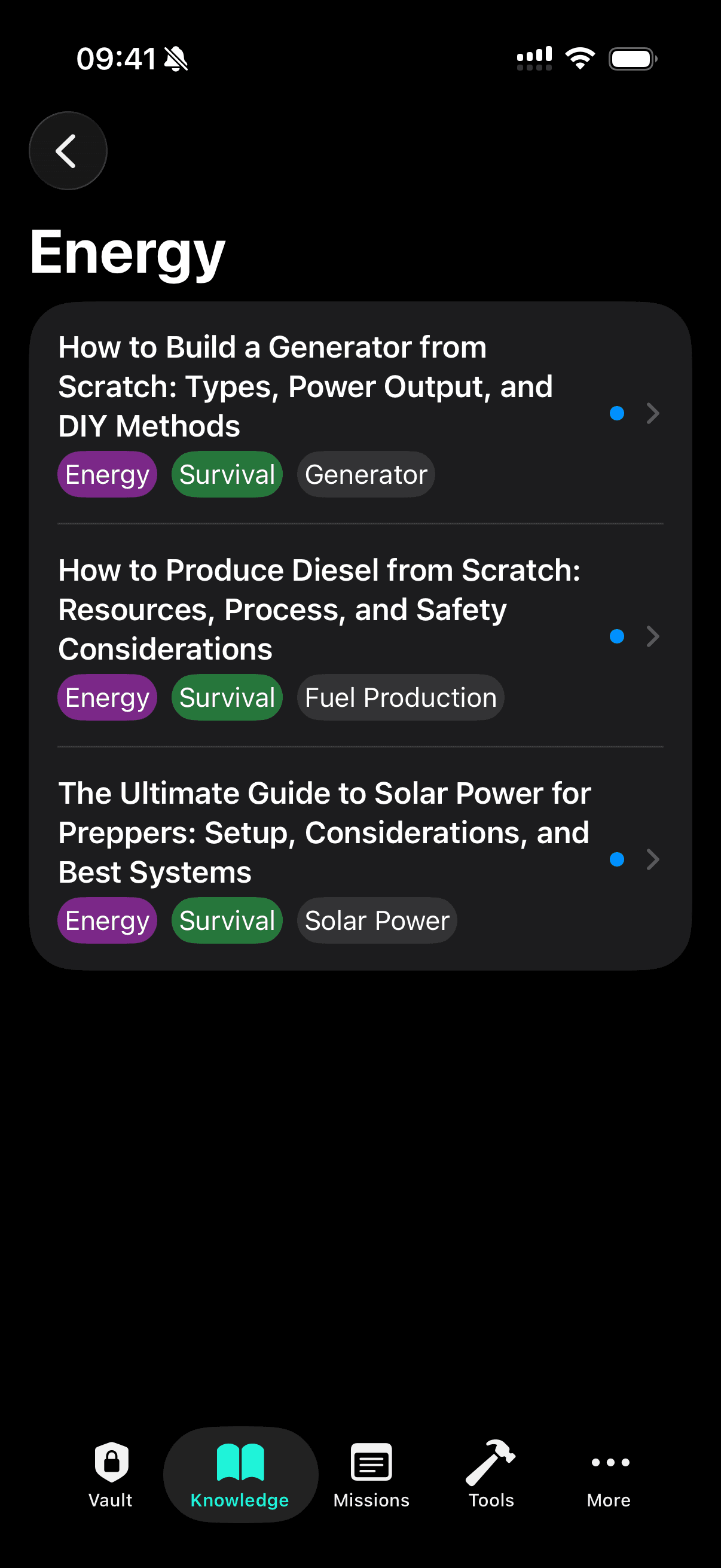 Knowledge built for real scenarios.
